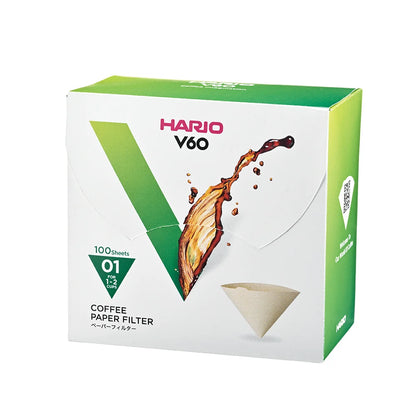 Hario V60 - 01 (white) + filter
